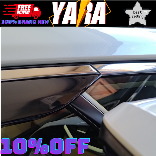 PREMIUM Weather Shields with Stainless Steel suitable for Rav4 2019-2022 tinted