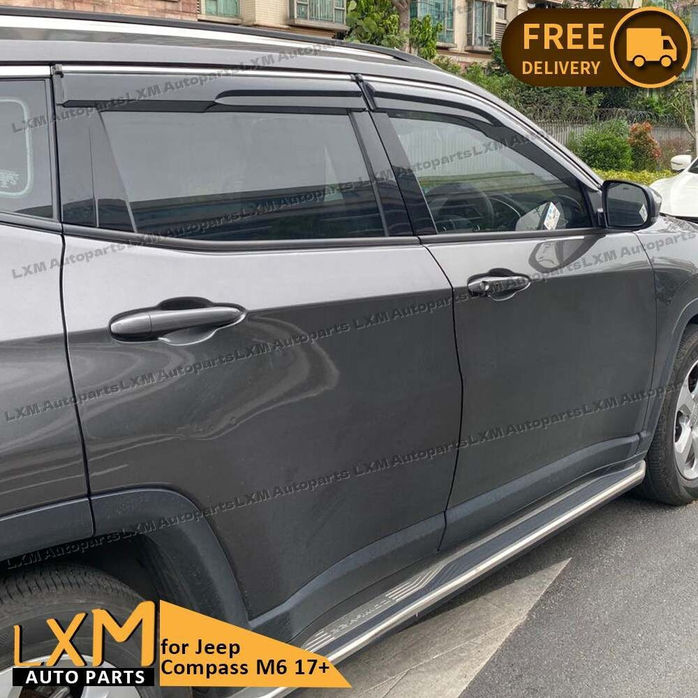 Luxury Weathershields Weather Shields Window Visor for Jeep Compass M6 2017+