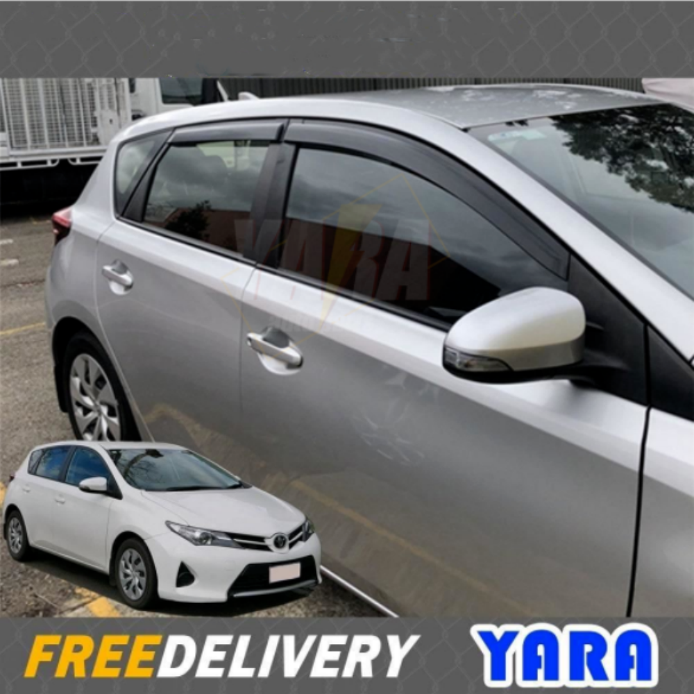 Suitable for Corolla Hatch 5dr 2012-2018 Premium  Weather shields Weathershields