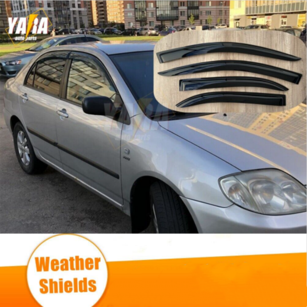 Suitable for Corolla sedan 2001-2007 Premium Weathershields Weather Shields 4pcs