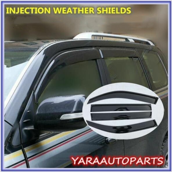 Premium WeatherShields Weather Shields Suitable for Landcruiser 200 2007+ tinted