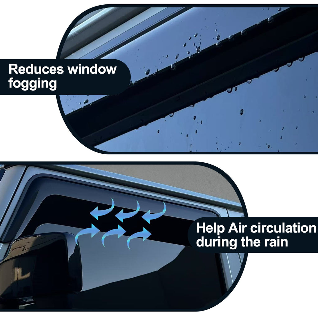 Weathershields Weather shields suitable for Lexus ES300h 2018-2024 tinted