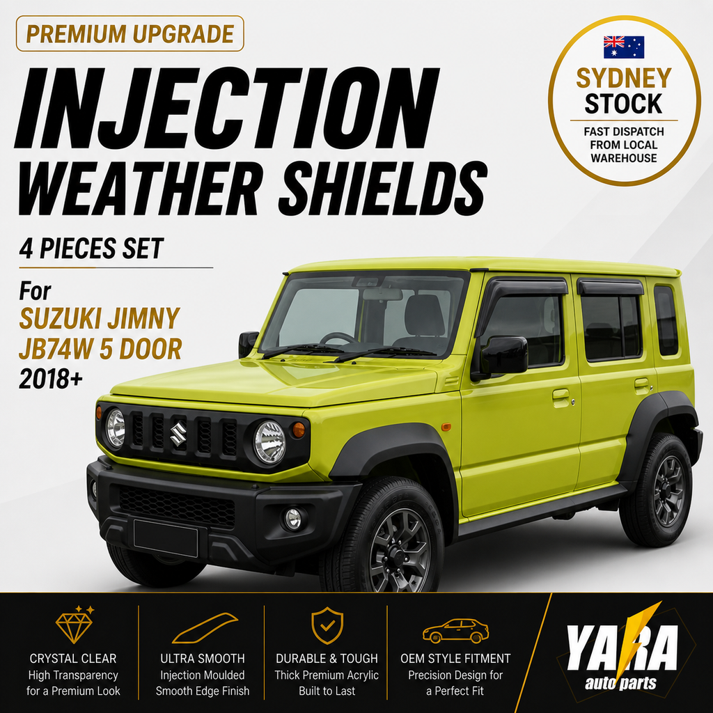 Injection Weather Shields For Suzuki Jimny JB74W 5 Door 2018+ Window Visors 4PCS