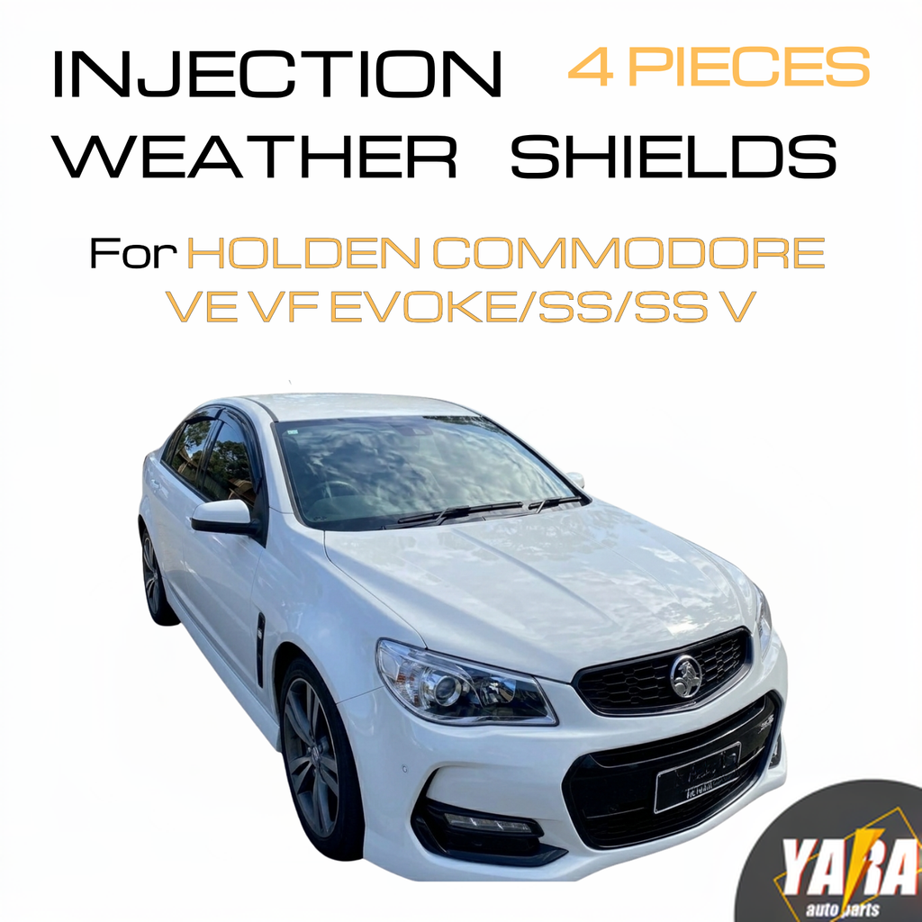 Weathershields for Holden Commodore VE VF Evoke SS SS-V | 4PCS Tinted Visors