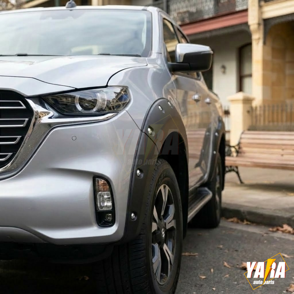 Pocket Fender Flares for Mazda BT-50 2020-2025 | Matte Black Guard Arch Wheel Trim (6PCS)