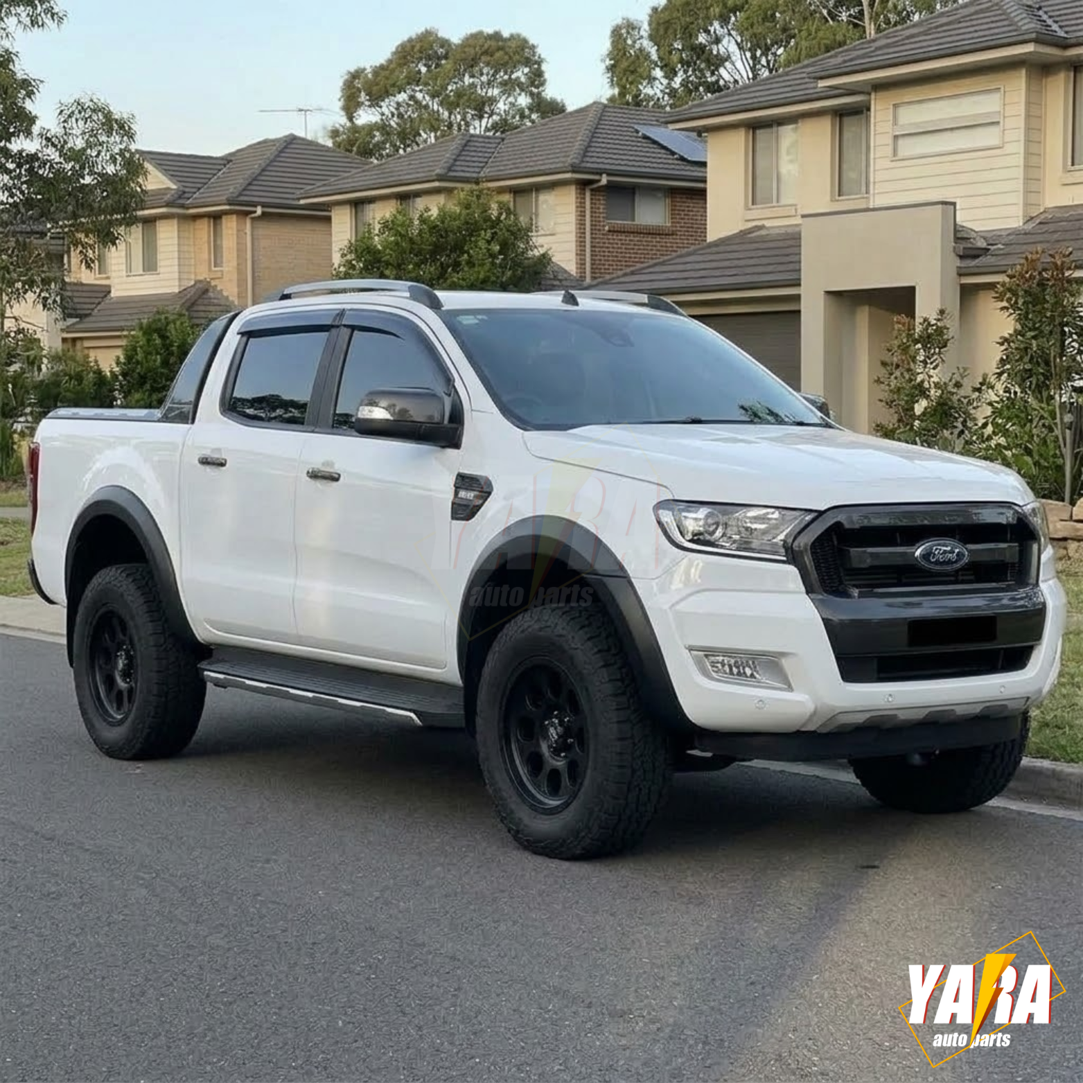Slim Style Fender Flares for Ford Ranger PX3 MK3 2019–2022 (With Sensor Only)