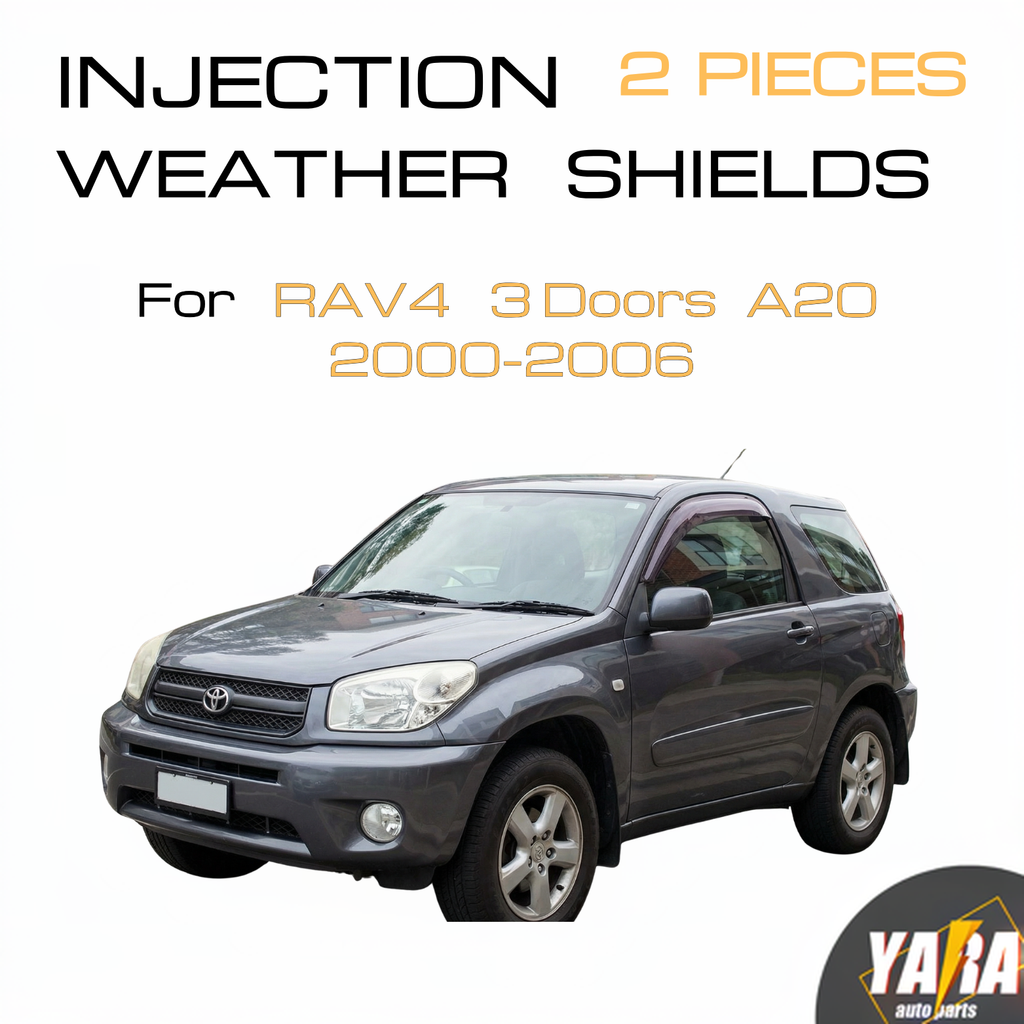 Luxury Weather Shields Weathershields for Toyota RAV4 3 Doors A20 2000-2006 2pcs