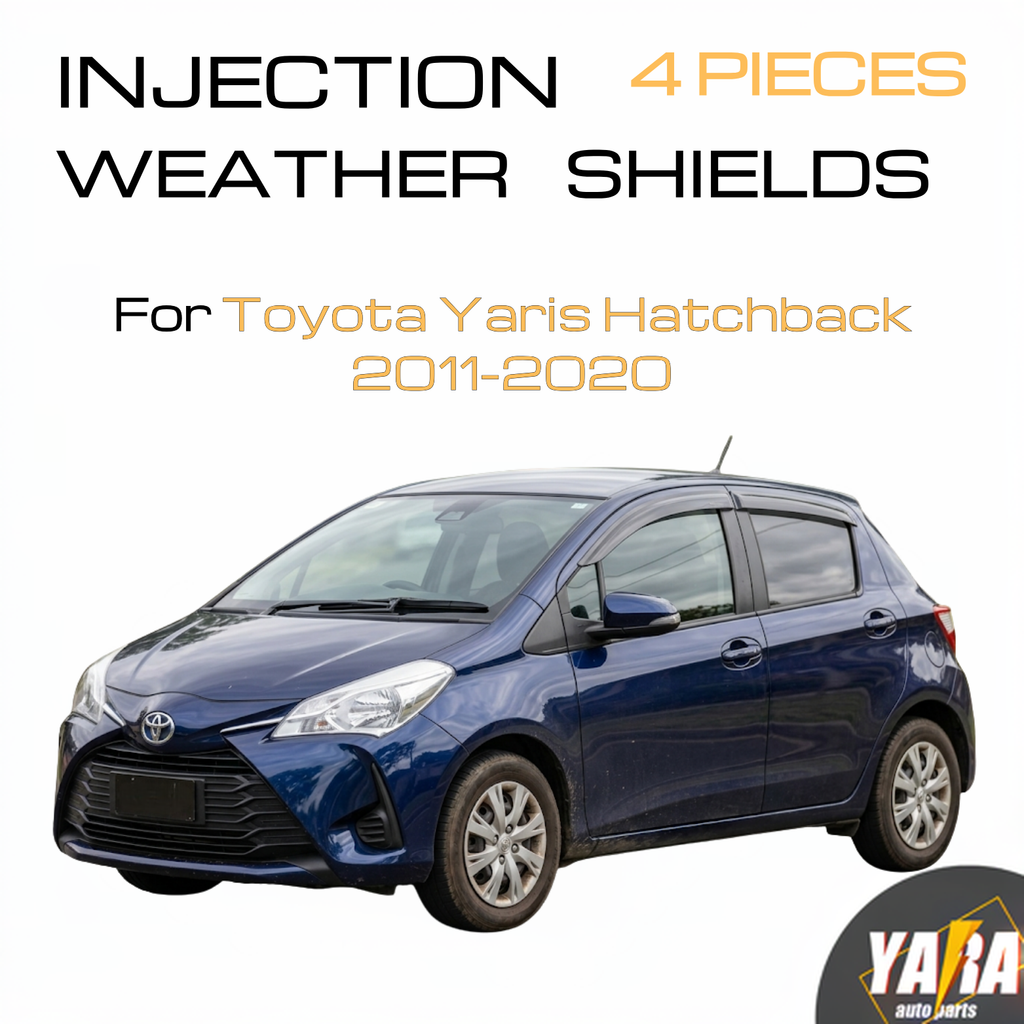 Yara Injection Weather Shields Suitable For Yaris Hatchback 2011-2020 4pcs