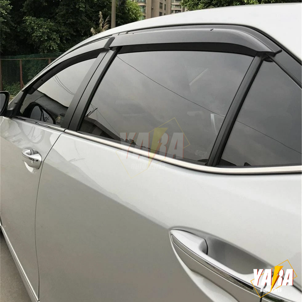 Injection Weather Shields Weathershields suitable for Corolla  Sedan 2013-2019