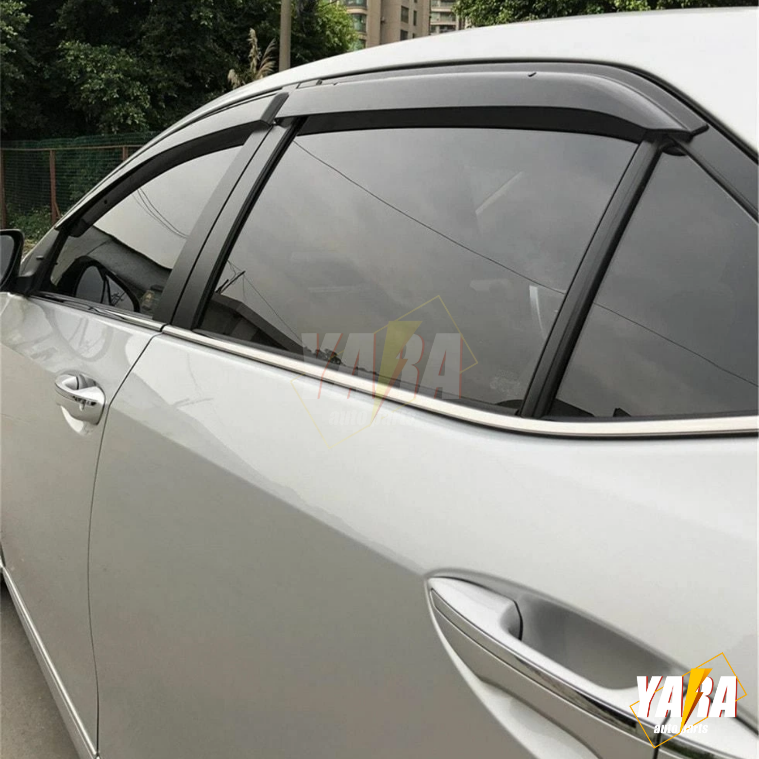 Injection Weather Shields Weathershields suitable for Corolla  Sedan 2013-2019