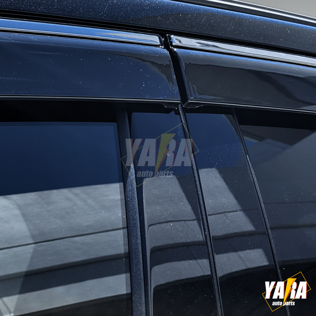 Inection Stainless Weather Shields for Lexus RX Series 2022-Onwards 4pcs