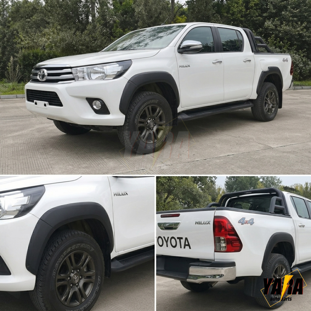 FENDER FLARES For Toyota Hilux 2015-2025 SR SR5 Rugged X WHEEL ARCH Guard 6PCS