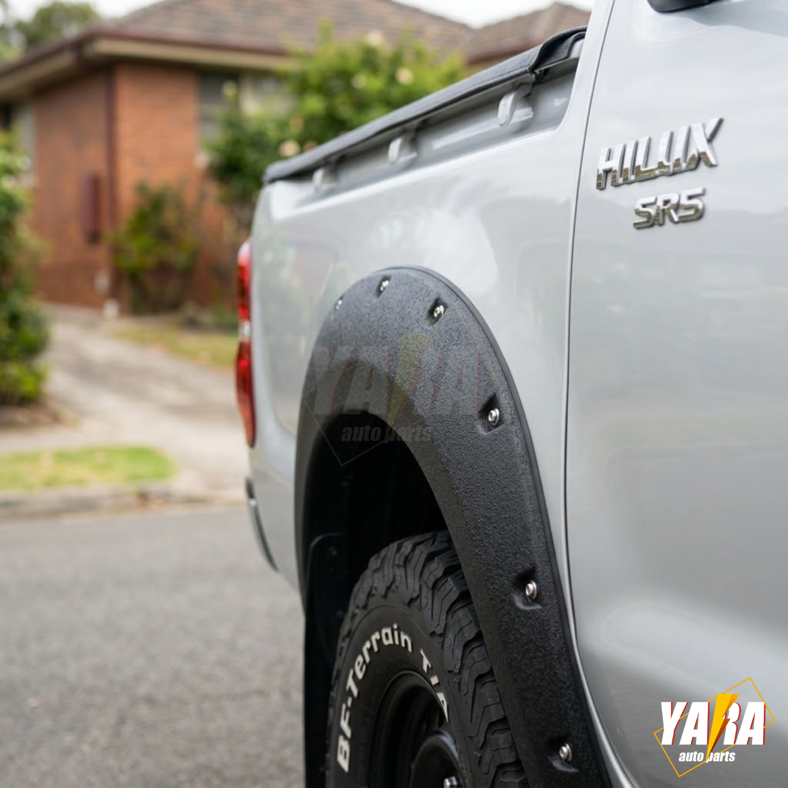 Fender Flare Wheel Arch Suits for Hilux 2015-2018 SR5 Pocket Style Matte Black