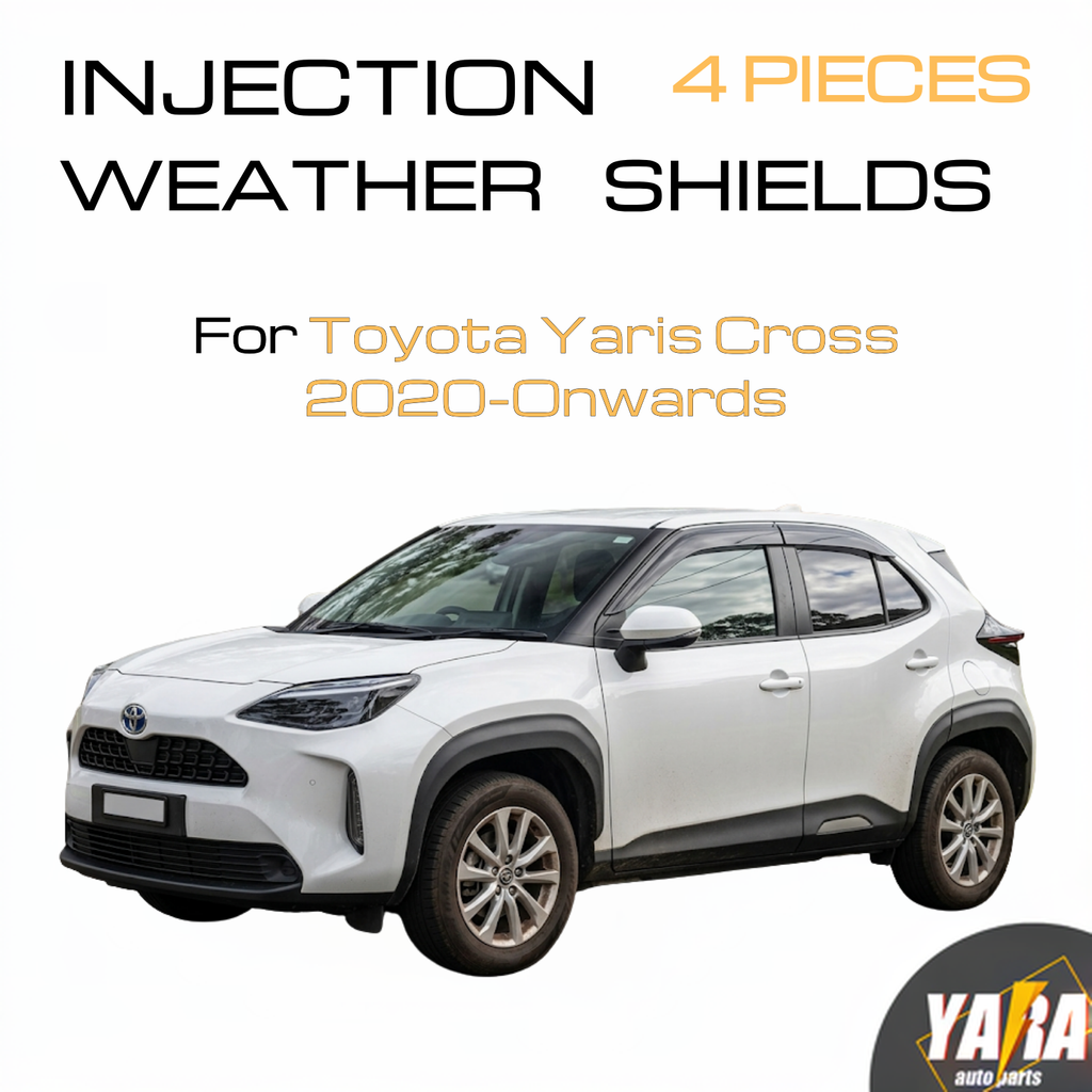 Yara Injection WeatherShields 4pcs  weather shields for Toyota Yaris Cross 2020+