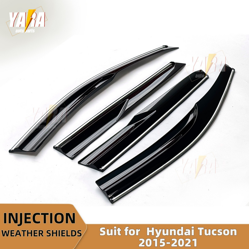 IMPUL Style Weather Shields for Hyundai Tucson 2015–2019 | 4PCS Visors