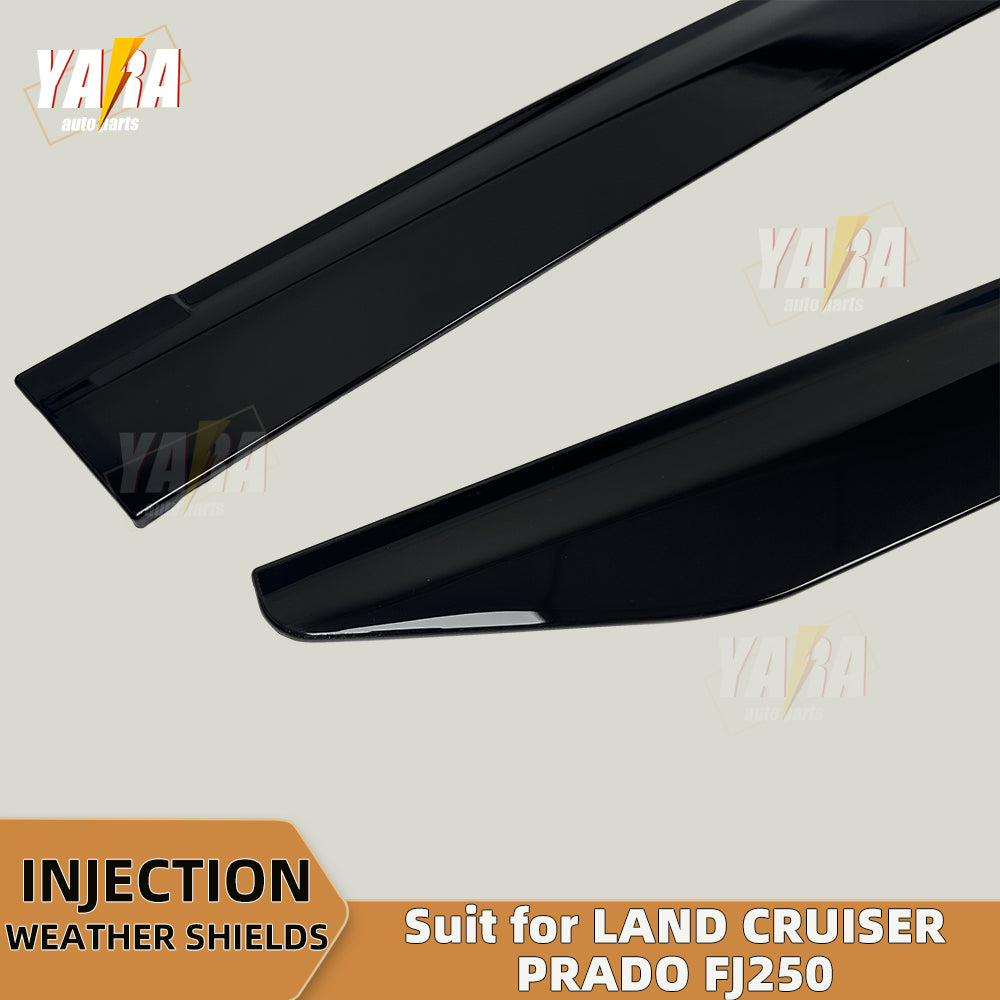Injection Weather Shields for Toyota Land Cruiser Prado FJ250 (2024+) – Slimline Window Visors