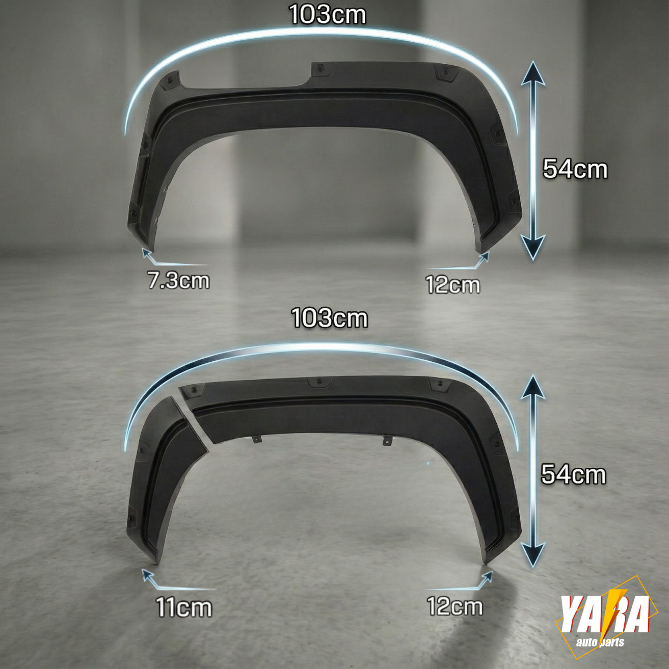 Pocket Style Fender Flares Wheel Arch  for Mitsubishi Triton MV 2023+