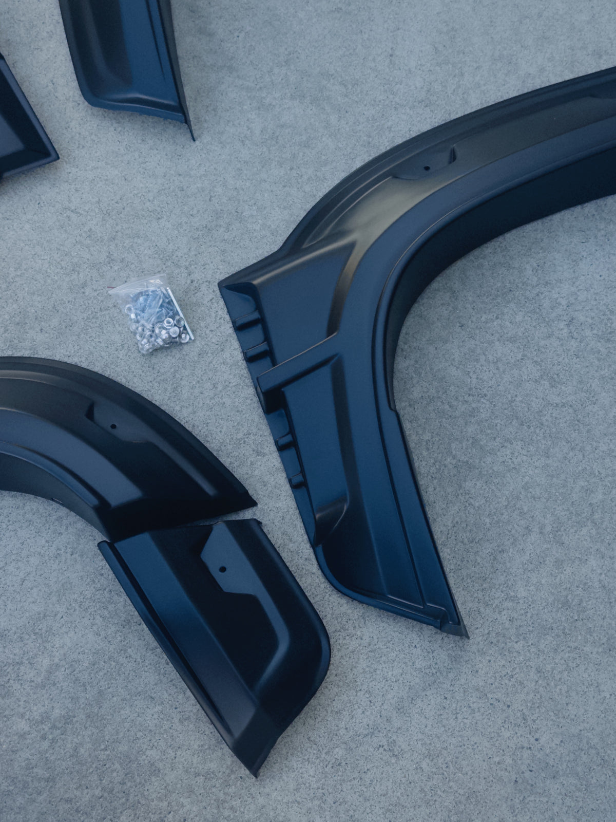 BYD Shark 6 Fender Flares 2024+ 60mm  Pocket Style Matte Black 6PCS