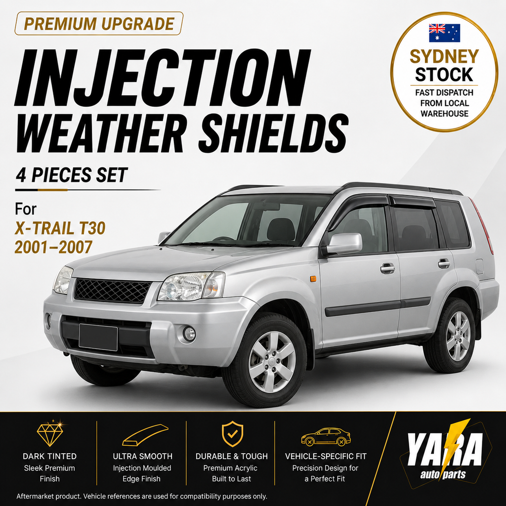 Wide Injection Weather Shields For Nissan X-Trail T30 2001–2007 4PCS