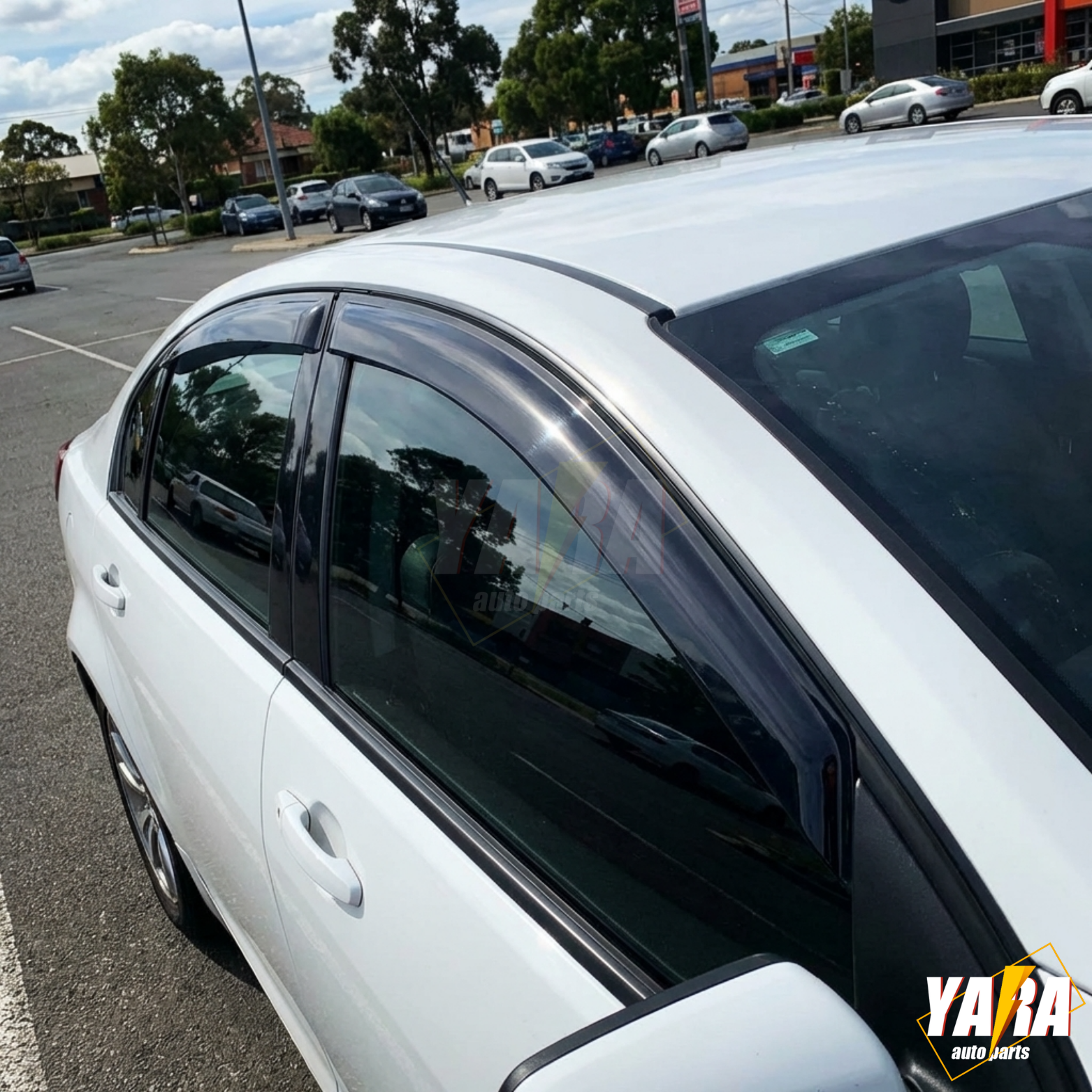 Weathershields for Holden Commodore VE VF Evoke SS SS-V | 4PCS Tinted Visors
