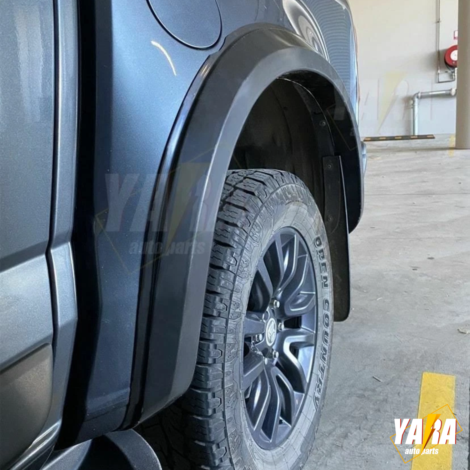 Slim Matte Black Fender Flares for Holden Colorado 2016–2022 | 6PCS Kit