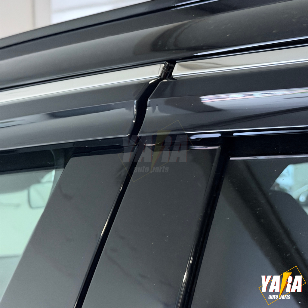 Injection Stainless Steel Weather Shields for Hyundai Tucson 2021-Onwards 6pcs