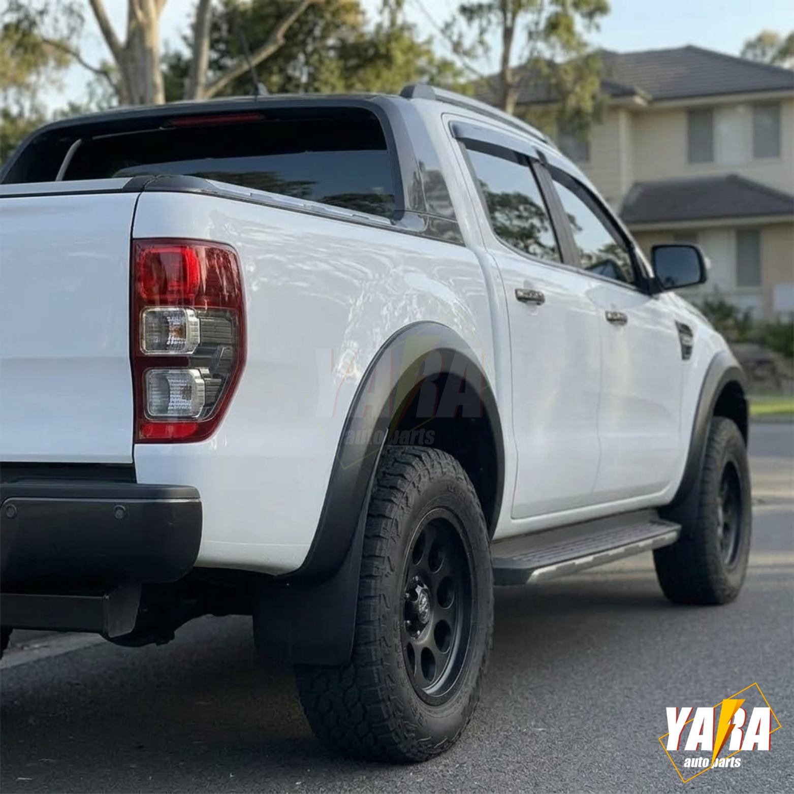 Slim Style Fender Flares for Ford Ranger PX3 MK3 2019–2022 (With Sensor Only)