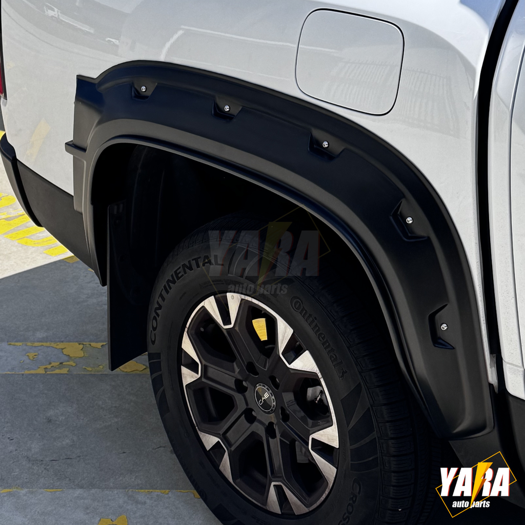 BYD Shark 6 Fender Flares 2024+ 60mm  Pocket Style Matte Black 6PCS