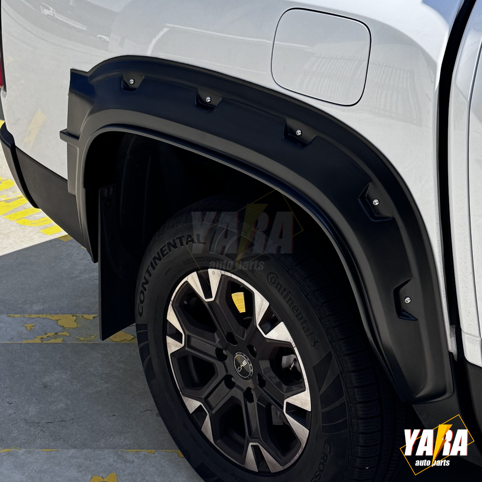 BYD Shark 6 Fender Flares 2024+ 60mm  Pocket Style Matte Black 6PCS