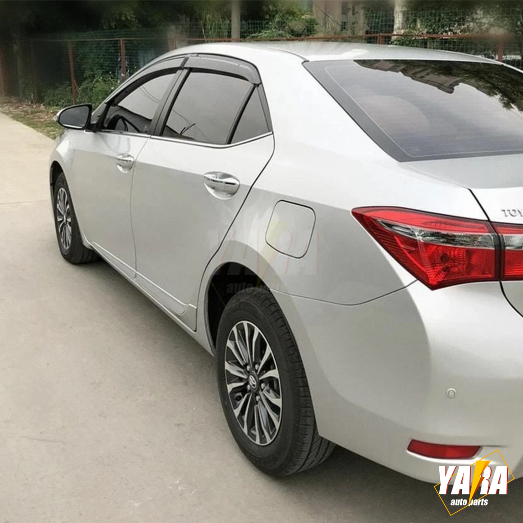 Injection Weather Shields Weathershields suitable for Corolla  Sedan 2013-2019