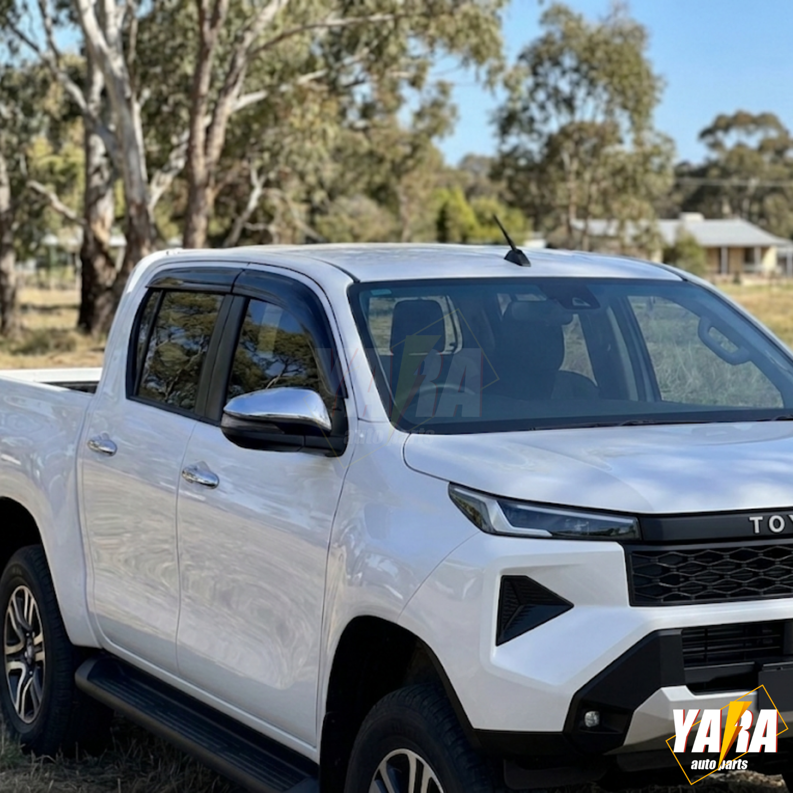 Injection Weather Shields for Toyota Hilux 2026+ 4pcs Yara Auto Parts