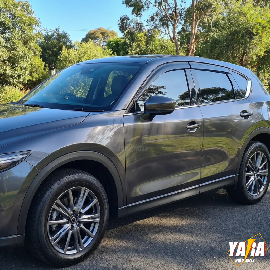 Injection Luxury Weather shields suitable for Mazda CX-5 CX5  2017-2025 Tinted 4pcs