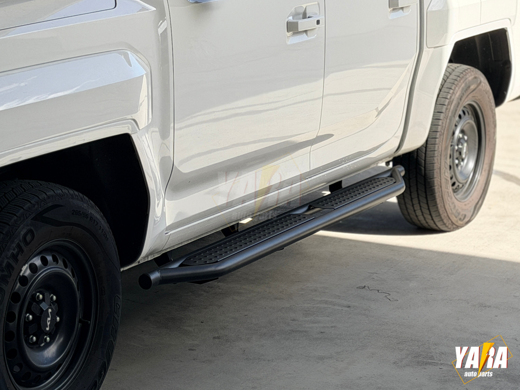 Kia Tasman Heavy Duty Steel Side Steps | Off-Road Rock Slider Style Running Boards (2025+)