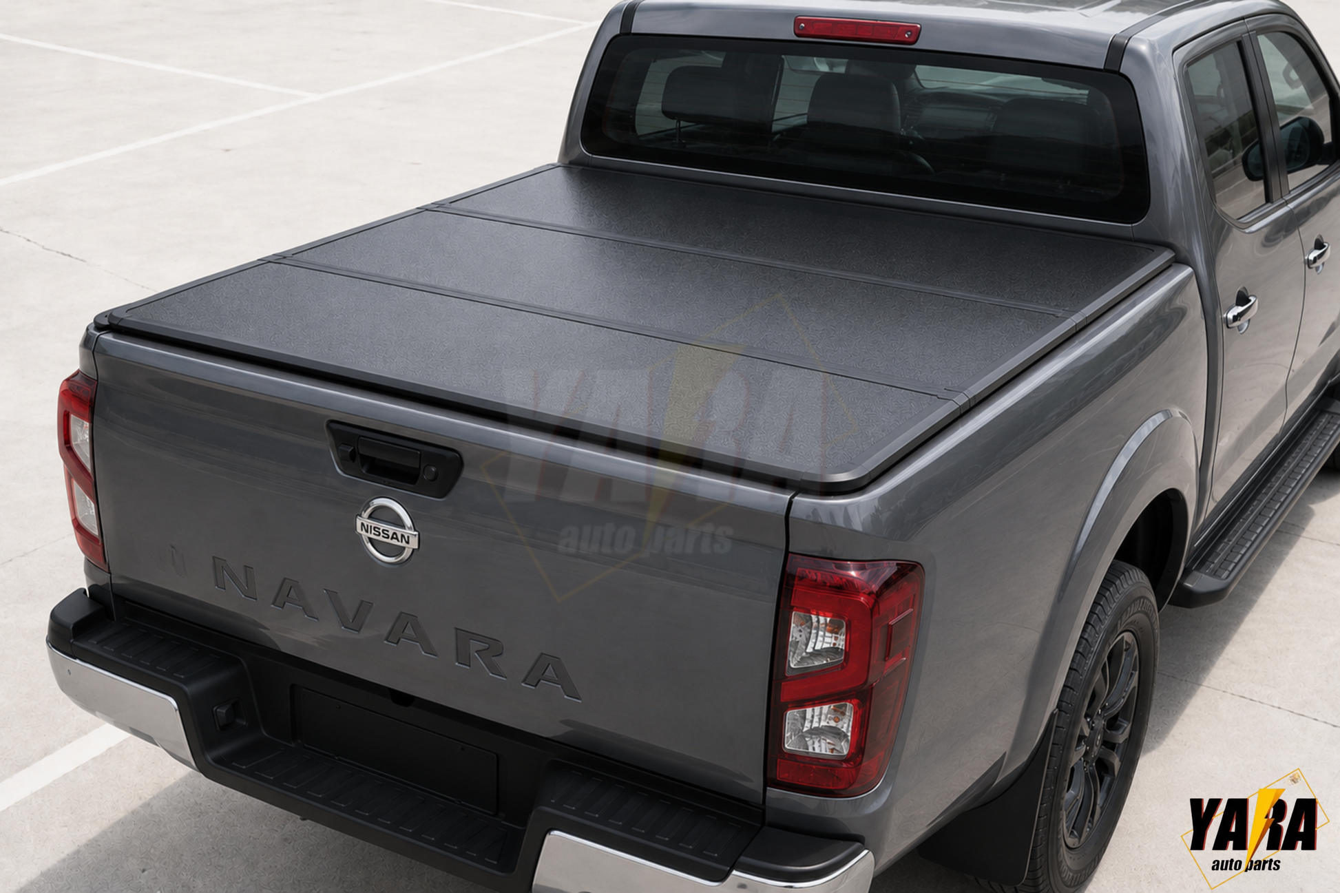 Premium Aluminium Tri-Fold Hard Lid Tonneau Cover for Nissan Navara NP300 D23 2015-2025