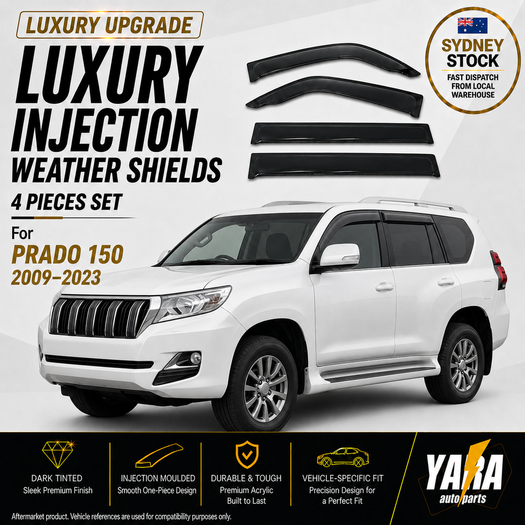 Suits for LandCruiser Prado 150 2010-2022 Weather Shields Weathershield Luxury