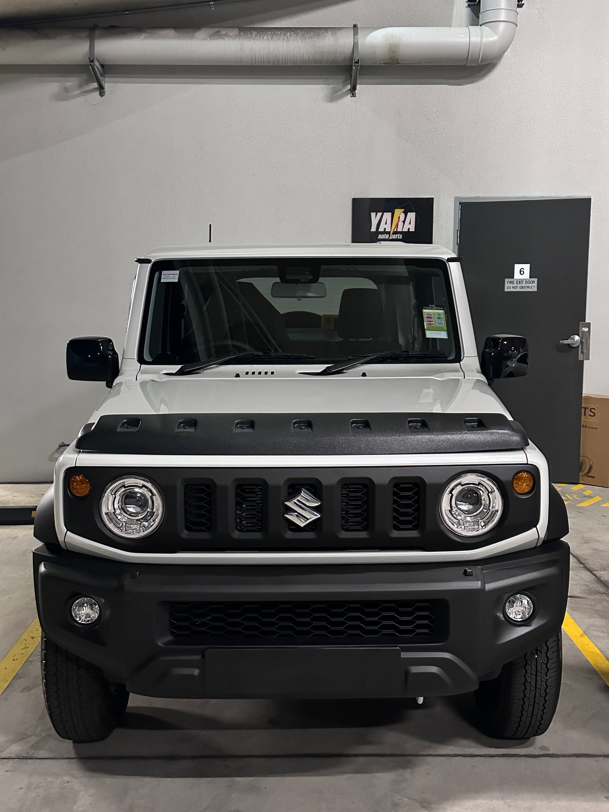 Textured Bonnet Protector for Suzuki Jimny JB74 2019–2024 | Matte Black Finish