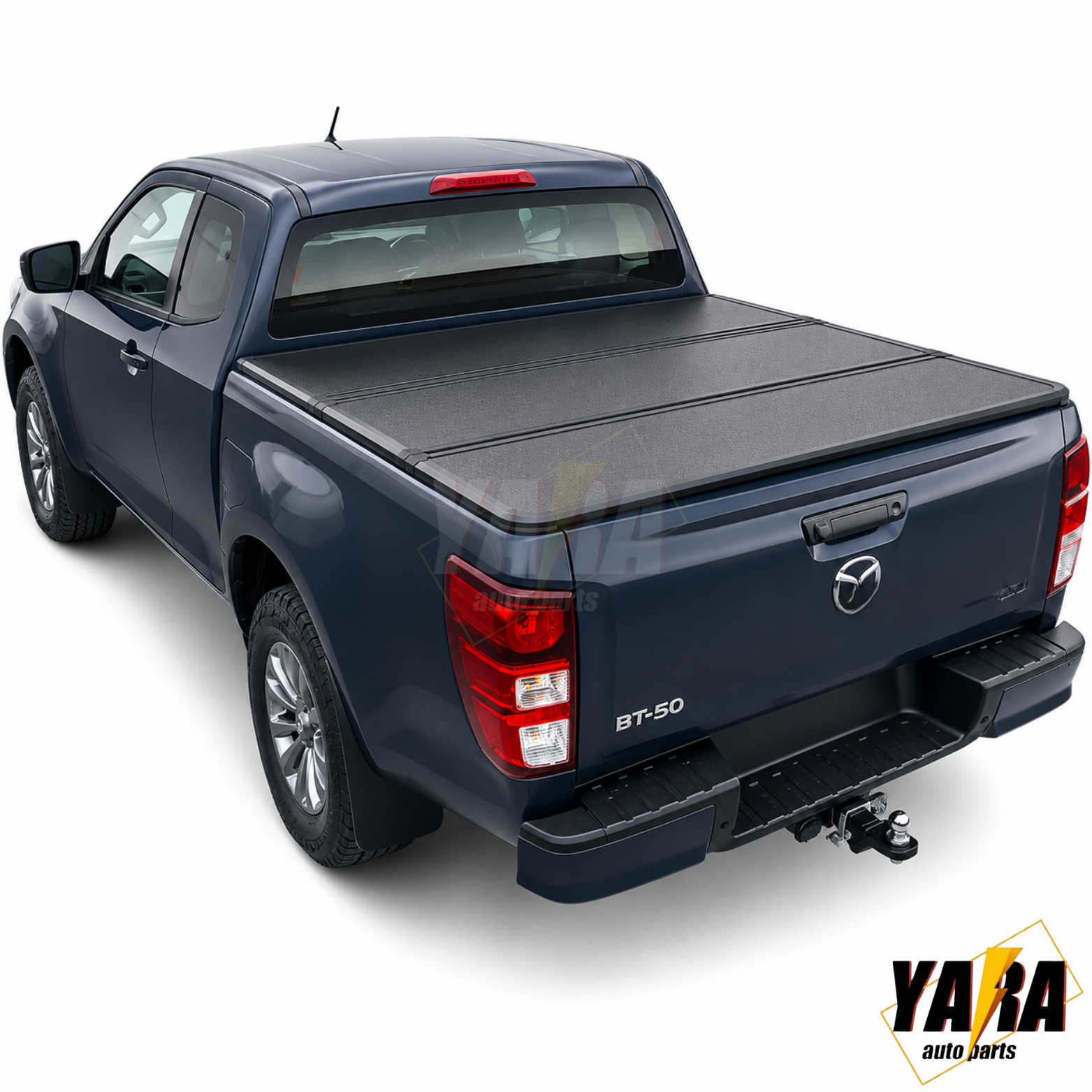 Heavy-Duty Aluminium Tri-Fold Hard Tonneau Cover for Mazda BT-50 2020-2026