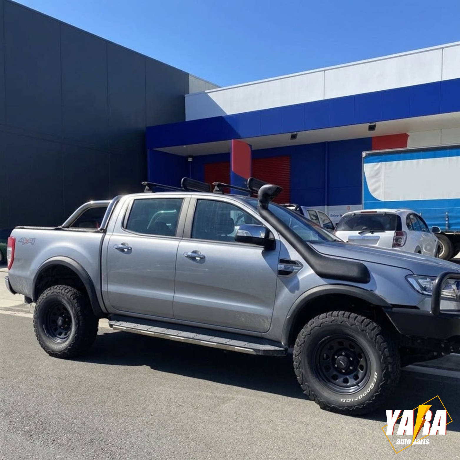 Slim Style Matte Black Fender Flares for Ford Ranger PX2 2012–2018 | 6PCS Guard Arch Kit