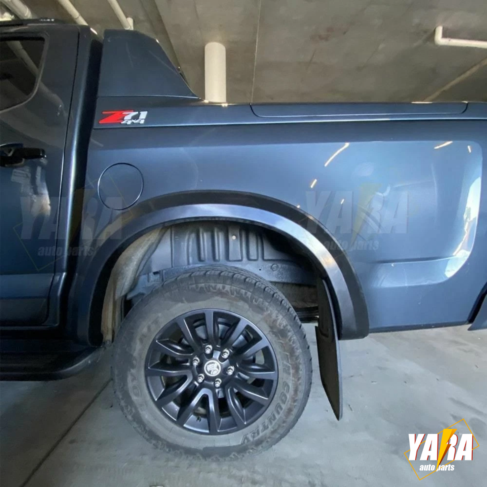 Slim Matte Black Fender Flares for Holden Colorado 2016–2022 | 6PCS Kit