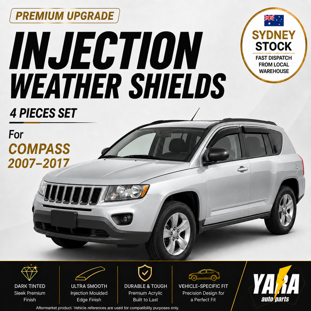 Injection Weather Shields Window Visors for JEEP COMPASS 2007-2017