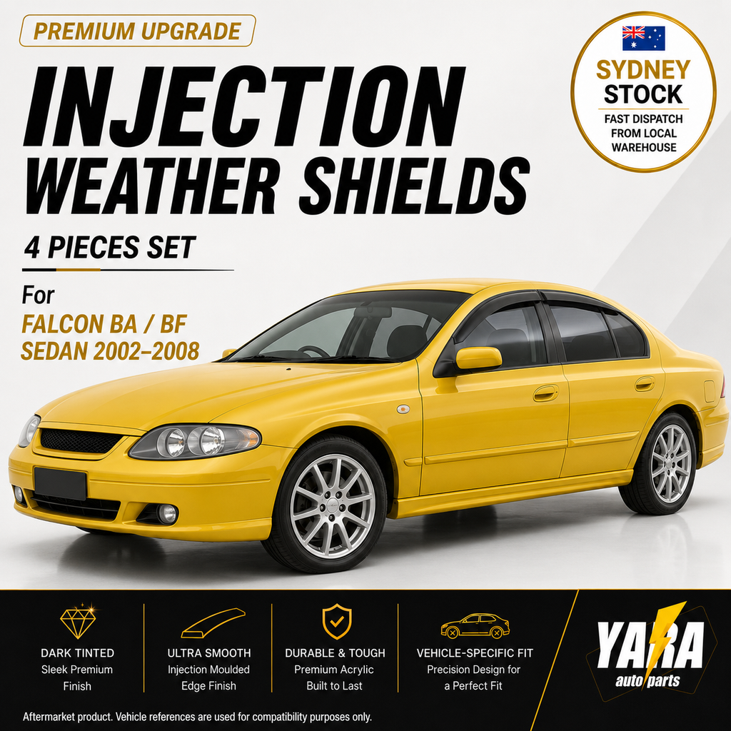 For 02-08 Ford Falcon BA BF Sedan Injection Weathershields Weather shields tinte