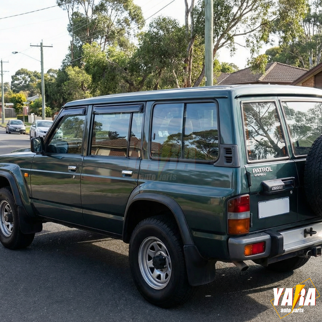 Weather shields Weathershields Window Visors for Nissan Patrol Y60 GQ 1988-1997