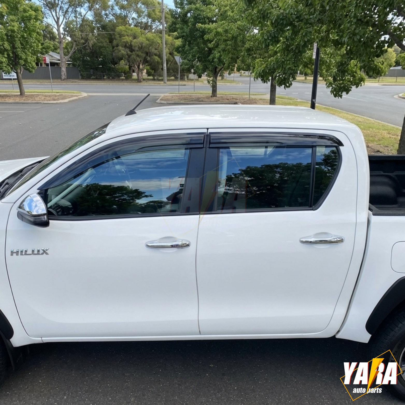 Injection Weather Shields for Toyota Hilux 2026+ 4pcs Yara Auto Parts