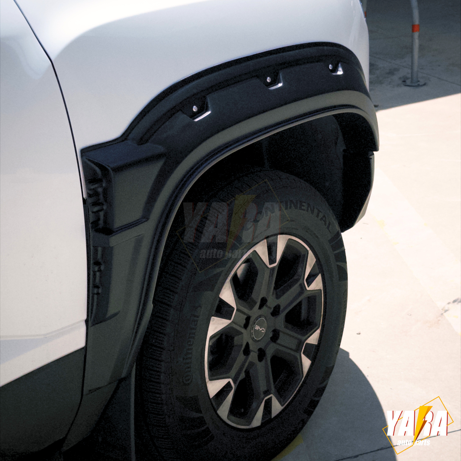 BYD Shark 6 Fender Flares 2024+ 60mm  Pocket Style Matte Black 6PCS