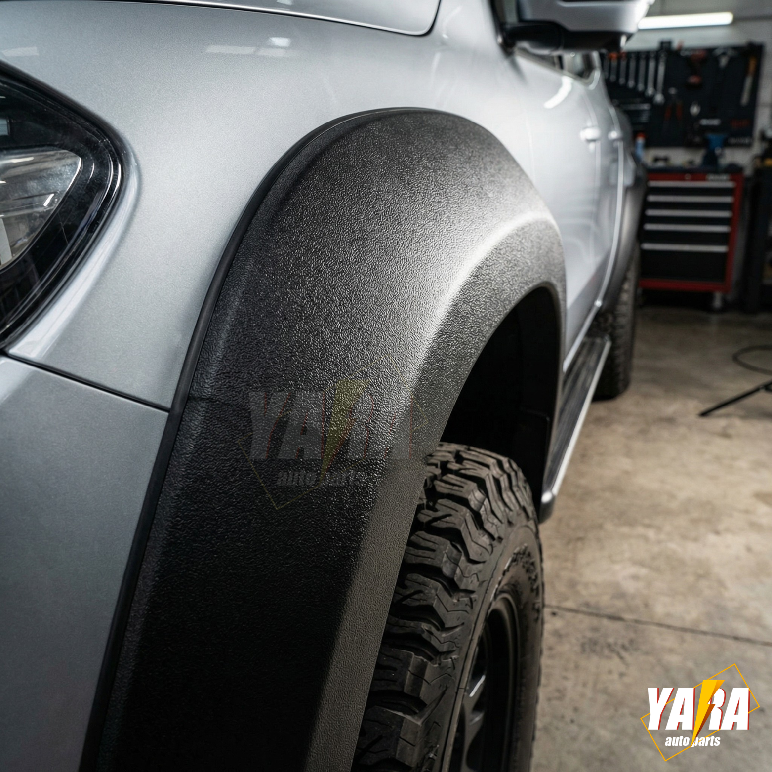 Matte Black Fender Flares for Mercedes X-Class 2017+ | 4PCS Kit
