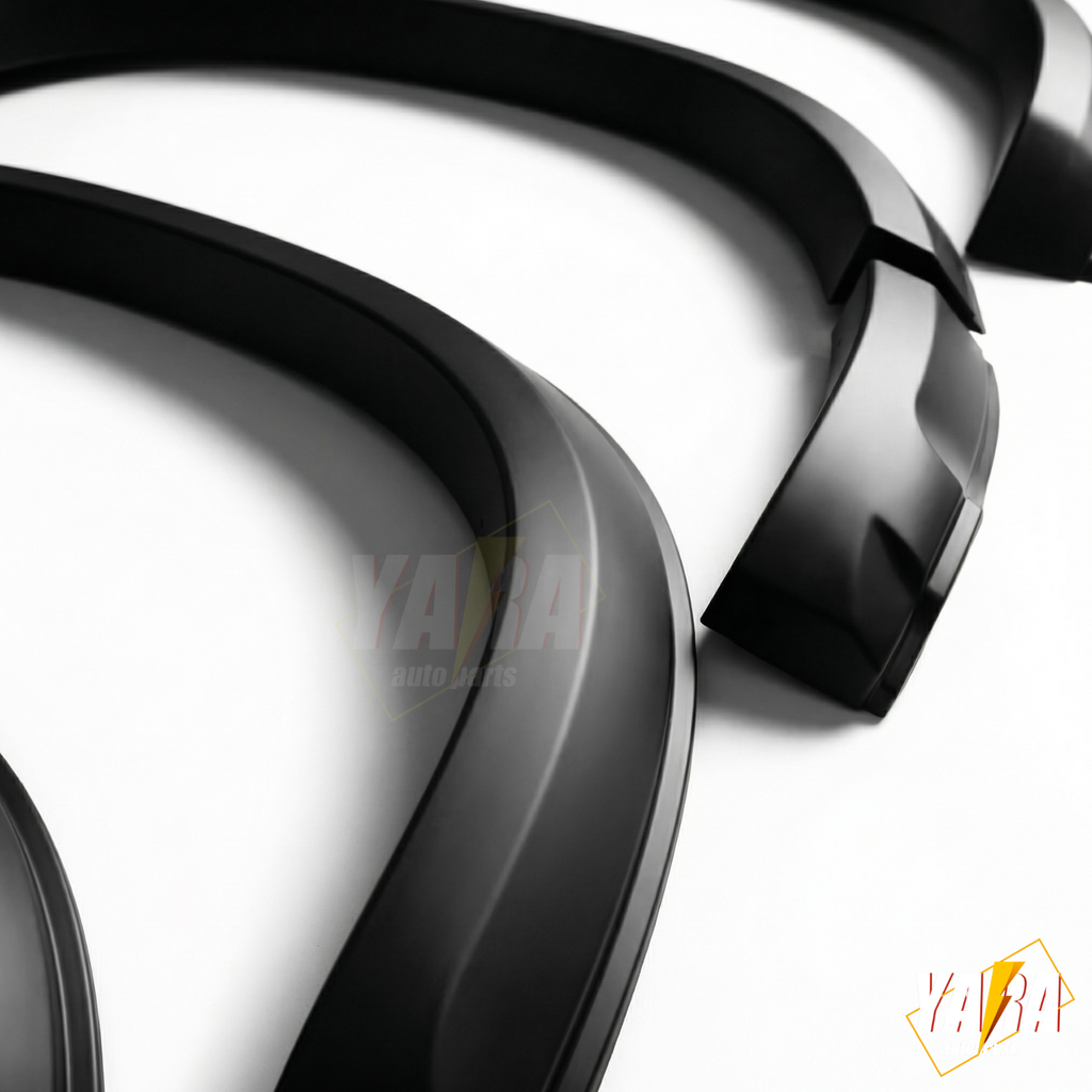 Slim Matte Black Fender Flares for Holden Colorado 2016–2022 | 6PCS Kit
