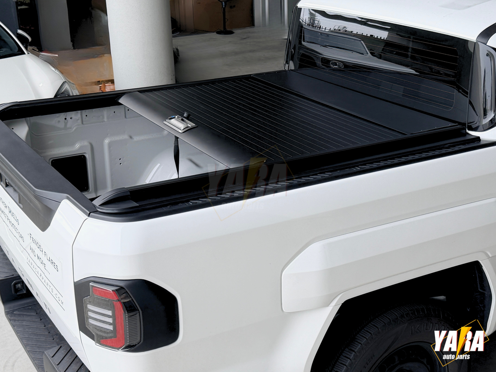 Kia Tasman Manual Roller Shutter | Lockable Aluminium Hard Lid (2025+)