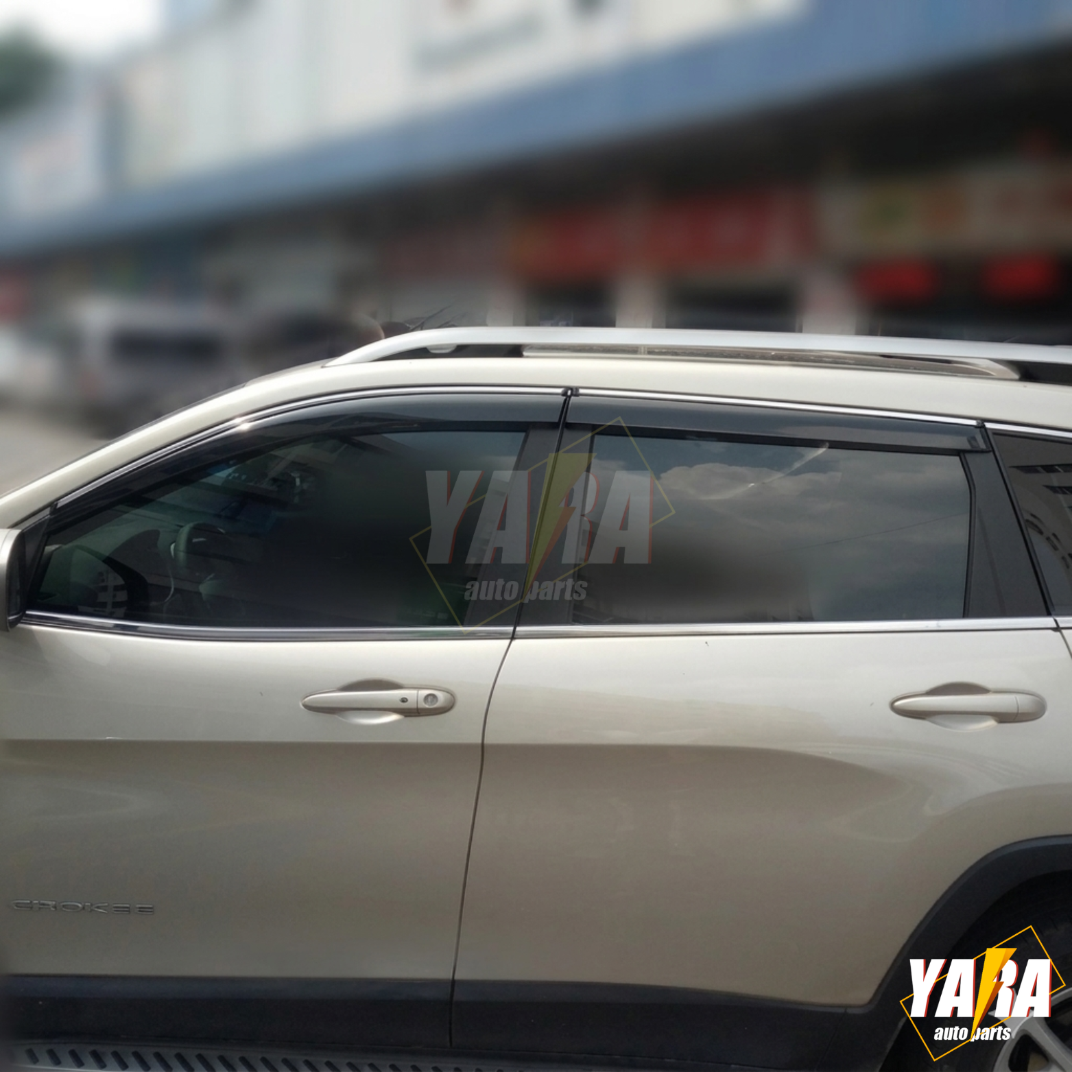 Injection Weather Shields Weathershields Suitable for Jeep Cherokee 2014-2018