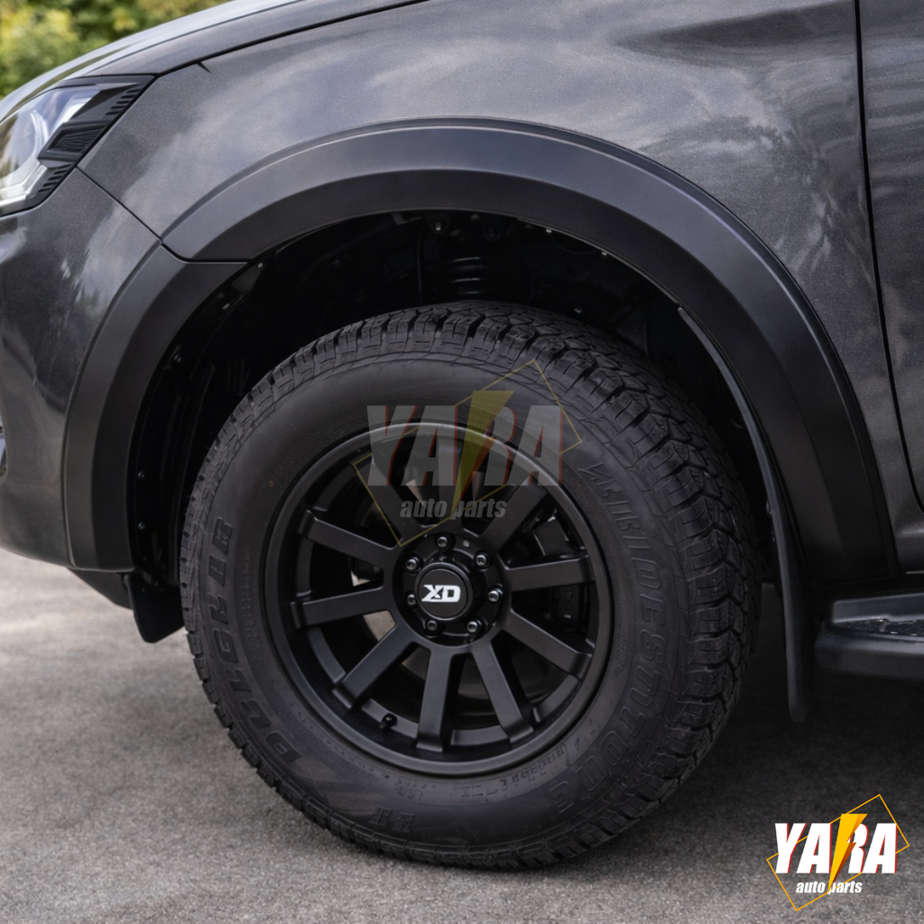 Slim Fender Flares for Isuzu D-MAX 2021-2023 | Wheel Arch Guard Cover Trim Set