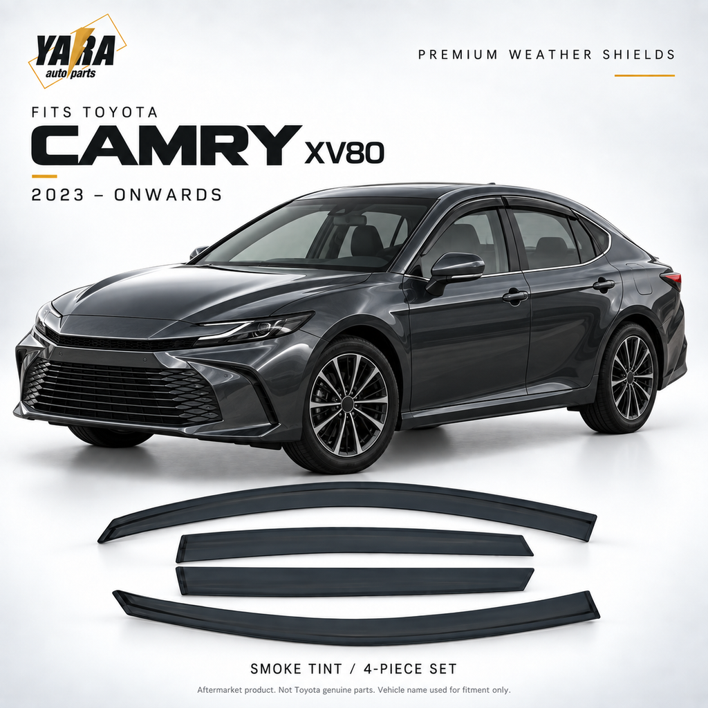 Luxury Weather Shields Window Visors for Toyota Camry XV80 2023+ (4PCS)